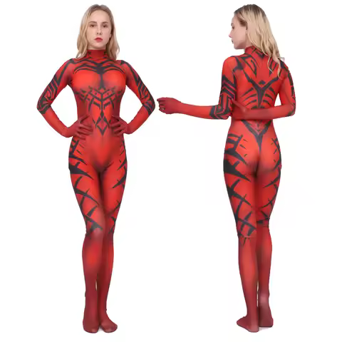 American Comics Darth Talon Anime Cosplay Costumes Adult 3D Printing Clothing Tights Women's Elastic
