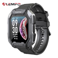 ZZOOI LEMFO LC20 Smart Watch Men Outdoor Sport Smartwatch 5ATM Waterproof 380Mah Big Battery 1.7 Inch HD Screen DIY Watch Face