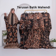 Mukena TERUSAN BATIK MAHENDI