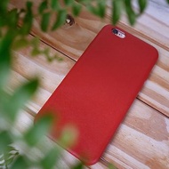 AOORTI :: iPhone 6s / 6s Plus 手工皮革牛皮 護套/手機殼 -大紅