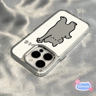 Cute Mirror Cat Phone Case For Samsung Galaxy S25 S24 S23 S22 S21 Plus S20 FE Note 20 Ultra F55 F14 