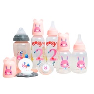 Fisher Price Starter Set Blue (8oz Bottle*2pc, 4oz Bottle*2pc, Cup, Teether & Holder)