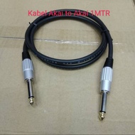 Cable Audio Canare Jack Akai 6.55MM To Akai 1MTR