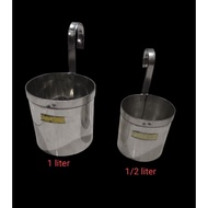 Liter Canting measuring cup of oil measuring cup 1 liter and 1/ 2 liters