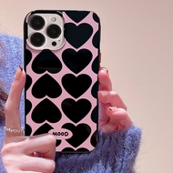 INS Pink Love Macaron เคสโทรศัพท์ For iPhone เคส 11 13 12 14 15 Pro Max X Xs Max XR 7 8 Plus SE 2020 SE2 Soft TPU Case นิ่มกันกระแทก เคสไอโฟน11