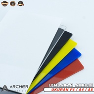 ACRYLIC SHEET ACRYLIC SHEET 2MM A4 SIZE COLOR