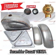 Paket Hemat Body Tangki Cover Scrambler Ducati VERZA Custom Fuelpump injeksi