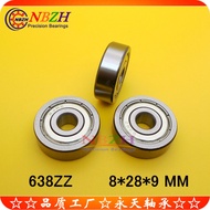 Stainless Steel Ball Bearing S638ZZ 638ZZ 638-2RS 180038 8 * 28 * 9mm JN8G