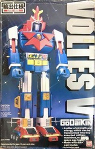 全新 1977年 輸出仕樣 GoDaiKin V型電磁俠 POPY EXPORT MODEL DX 超合金 (太空五虎將) 波羅五號  VOLTES V V形電磁俠 VOLTS 日本版 Made in