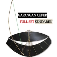 Layangan Gapangan ceper FULLSET Pegon ceper sudah termasuk sendaren rakit sendiri