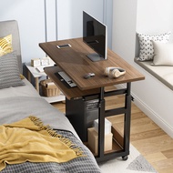 Bedside Table Movable Simple Bedroom and Household Student Desk Simple Lifting Rental Dormitory Save Spacious Small Table