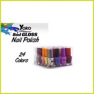─ ۞ ━ ◪ 【Original】YOKO Nail Polish Cutics set 8ml (24pcs/set) Regular Nail Polish 24colorless