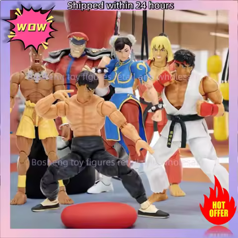 Original JADA TOYS Street Fighter Cammy Red Ken Guile Dee Jay Blanka Sagat Chun Li Grey Ryu M Bison