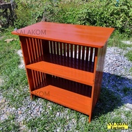 🚛SLK🚛 ชั้นวางของใช้/ของตกแต่งบ้านไม้สัก 3 ชั้น 65*32*สูง 70 ซม. กว้าง*ลึก*สูง ชั้นรองเท้า/ชั้นวางไมโ