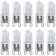 G9 LED Bulbs 40W Soft White Light，G9 Base Bulbs, 10Pcs G9 Base Halogen Light Bulb 120V 40W Lighting 
