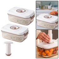 [flyingfishla] Vacuum Seal Container Food Storage Container Set - 1.2L Marinate and Keep Food Fresh 