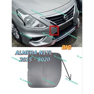 Nissan almera N17 2012 - 2020 front bumper towing cover Hauling Hook Cap Hook depan bumper Cover 201