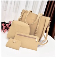 4 in 1 Bag Handbag Women Shoulder Bag Sling Beg M0100