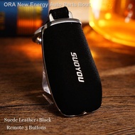 For Mercedes Benz E Class E43 E200L E260 E300L E320 E400 2016 2018 Smart Car key Case Cover Suede Le