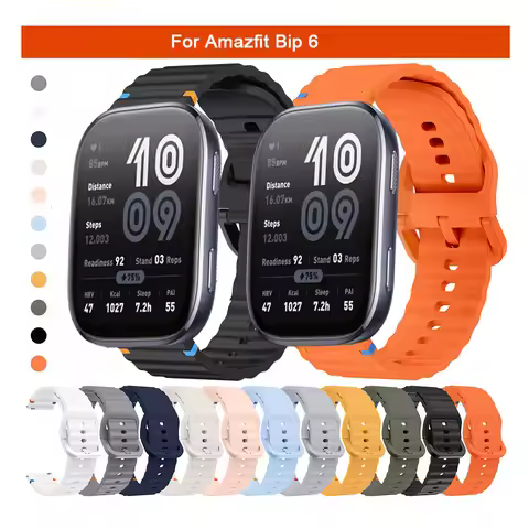 22mm Band for Amazfit Bip 6 Breathable Waterproof Replacement Wristband for Amazfit Bip 5 Strap