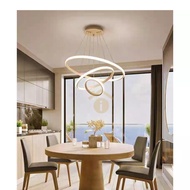 Ada [Cod]Lampu Hias Gantung Ring/Lampu Gantung 3 Ring 3 Susun/3 Ring