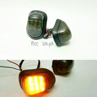 Oval Fairing Turn Signal Lights Ninja CBR R15-R25 Fairing Mount Turn Signal Lights
