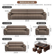 Rest Coffee Table Luxury District Business Sofa Office Three-Person Sofa Reception Sofa Sofa Combina