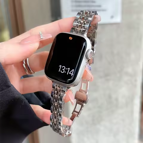 Stainless Steel Watch Band for Apple Watch Series 9876SE54321Ultra ,for iWatch 45/41mm 38/40mm 42/44