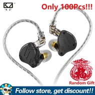 KZ ZS10 Pro X Earphone Add Random Gift 4BA+1DD Metal Hybrid Technology HIFI Bass Music IEM Headphone