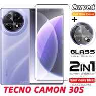 TECNO CAMON 30S 2024 Film 2 in 1 Screen Protector For TECNO CAMON 30S Camon30S Camon30 30 S Pro 4G 5