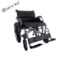 HOPKIN EXTRA LARGE STEEL WHEELCHAIR (KERUSI RODA SAIZ BESAR KELULI)