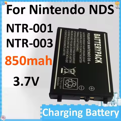 850mAh 3.7V Battery for Nintendo NDS DS AGS-001 AGS-101 AGS-003 C/AGS-A-BP-USA SAM-SPRBP(A) BT-M12