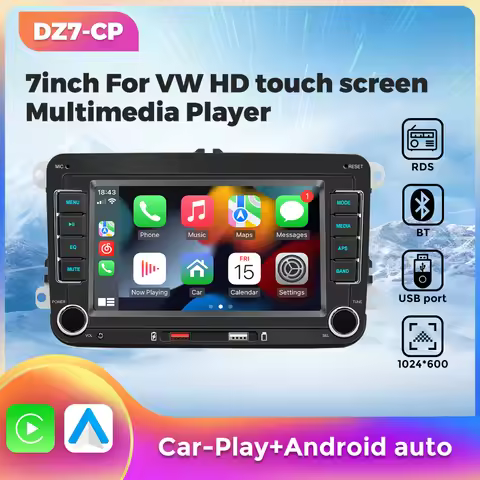 Android 13 Car Radio 2G+32G Wireless Carplay For VW Volkswagen Golf 5 6 Polo Passat B6 B7 Navigation