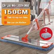 Cây lau nhà tự vắt thông minh Lusen KN50 chổi lau nhà công nghiệp bộ lau nhà 360 độ tách nước bẩn