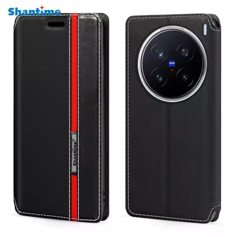 For Vivo X200 Pro 5G V2405A V2405DA Case Fashion Multicolor Magnetic Closure Flip Case Cover with Ca