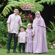 CLY72 - SET &amp; DRESS FAMILY AWAN ELBINA HIJAB GAMIS MURAH SYAR I CASUAL