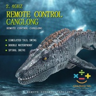 2.4G Remote Control Mosasaurus Mainan Ayunan Air Mainan Rc Semprotan Air Listrik Mosasaurus Toys