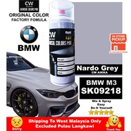 [ Nardo Grey BMW M3 SK09218 * Special ] 🔘 Touch Up Paint 2K CW Aikka DIY Aerosol Cat Spray Bottle 370ml Warna Kelabu 灰色