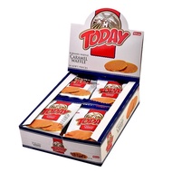 Awesome Turkey Imported Honey Brushed Biscuits Small Round Caramel Waffles Wafers Casual Snacks 22g