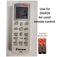 for Daikin air cond remote control (free battery)