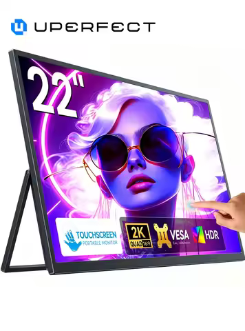 UPERFECT UMax 22 Touchscreen 22" QLED Monitor 1440P Computer Display 101% DCI-P3 USB-C HDMI IPS Scre