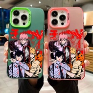Members Of Chainsaw Man Colorful Matte Laser Case For Samsung Galaxy A22 A21 A20 A15 A14 A13 A12 A11