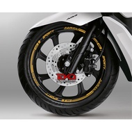 Nmax Gold S5 Rim Sticker
