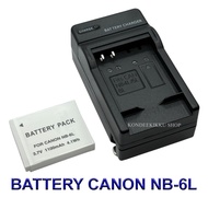 NB-6L \ NB6L \ NB-6LH \ NB6LH แบตเตอรี่ \ แท่นชาร์จ \ แบตเตอรี่พร้อมแท่นชาร์จสำหรับกล้องแคนนอน Batte