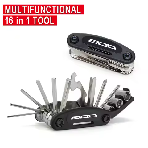 Repair Tool Set Multifunction Screwdriver Socket Wrench Portable Motorcycle Accessories 16 in 1 For 