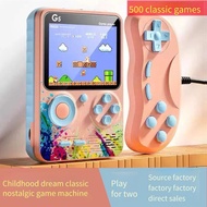 G5 Retro Handheld Game Console 500 Games 2 Player Colorful Portable Gaming Device TV Connectable Cla