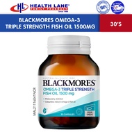 Blackmores Omega-3 Triple Strength Fish Oil 1500mg (30's)