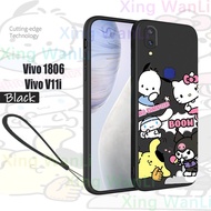 {B37} เหมาะสำหรับ Vivo 1806 Vivo V11i Vivo V11 รูปแบบที่สวยงามกรณีโทรศัพท์ป้องกันการลื่นไถล