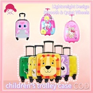 18 Inches Luggage Cartoon Kids Hand Luggage Kids Luggage Travel Animal Rolling Trolley Suitcase