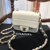 香奈儿CHANEL  四方格冰格骰子 链条包 芯片款